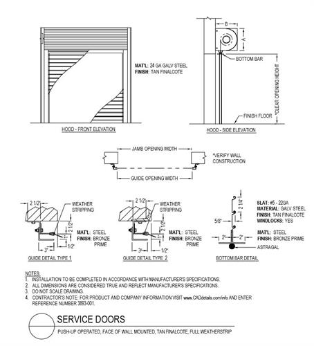 Overhead Door Drawing