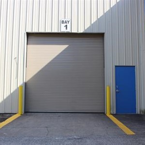 High Speed Roll Up Door Exterior View 300 Series Door