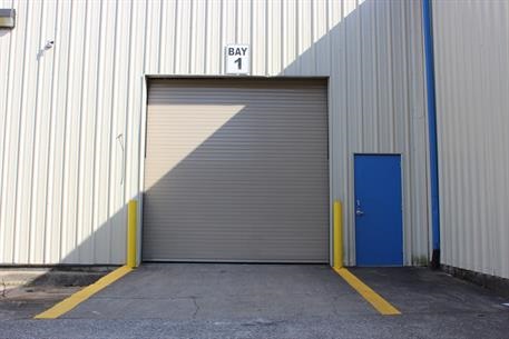 High Speed Roll Up Door Exterior View 300 Series Door