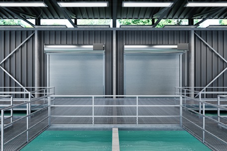 Water_Treatment_Plant_Insulated_Door_gray_wall