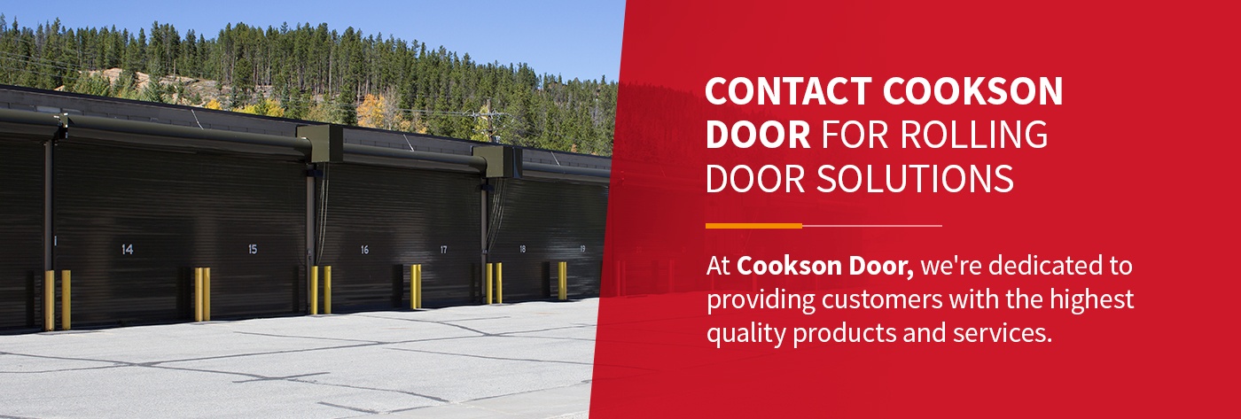 Contact Cookson Door for Rolling Door Solutions