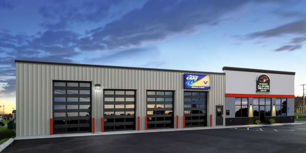 rollup door modernization and retrofit upgrade installing high-performance motor commercial building