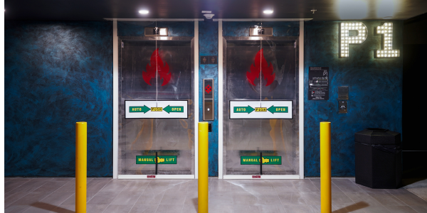 SmokeShield Elevator Smoke Curtain