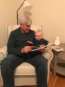 Jim with grandson Jim with grandson