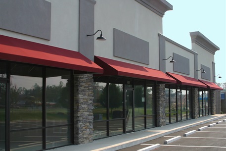 tinted window film storefront