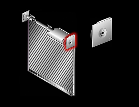 Operator-Bracket operator-bracket on rolling door