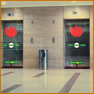 Elevator Smoke Curtain Elevator Smoke Curtain