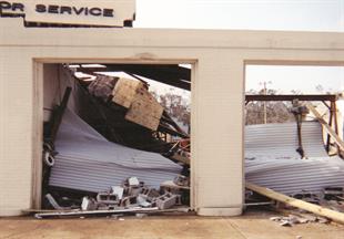 Hurricane Garage Doors Damage Hurricane Garage Doors Damage