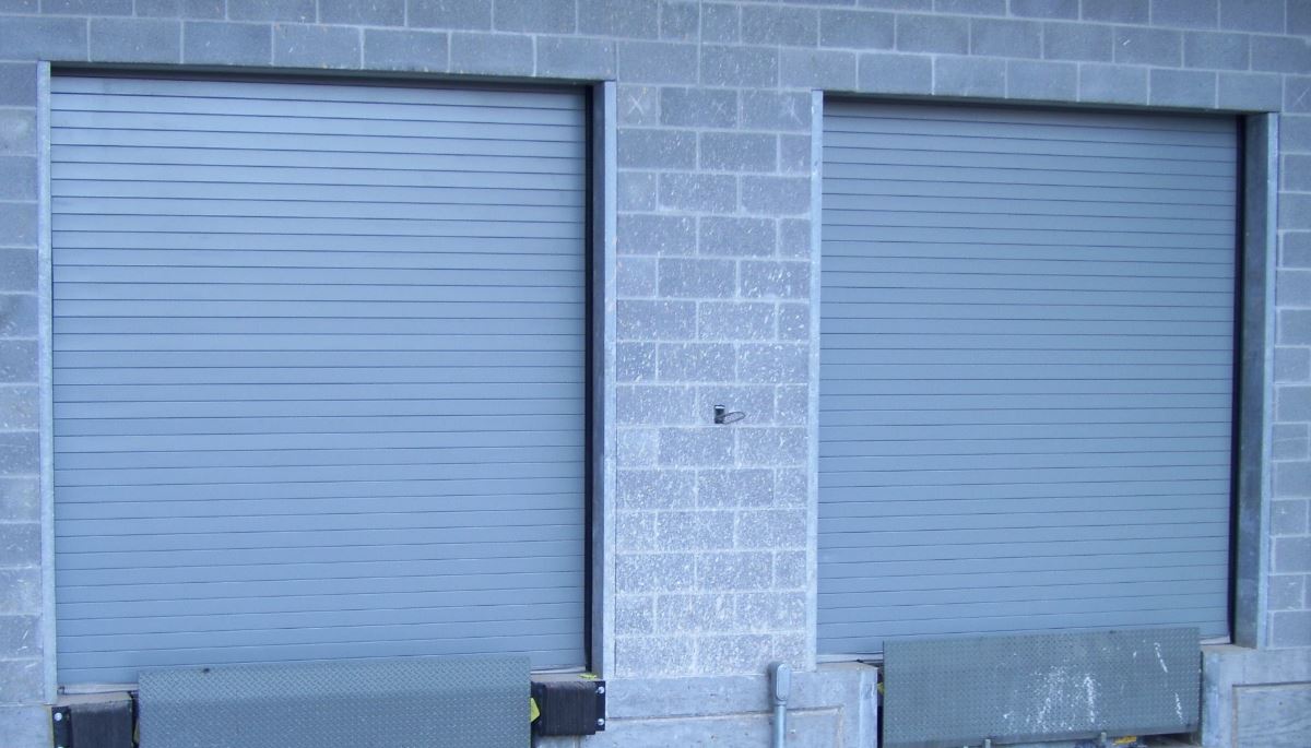 industrial garage door dock