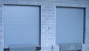 industrial garage door dock