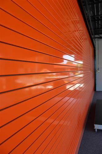 Insulated Roll Up Door Powder Coated