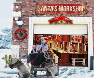 Insulated Roll Up Doors Santa Workshop