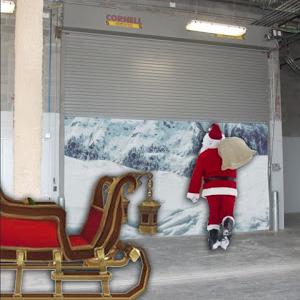 Insulated Roll Up Doors Santa