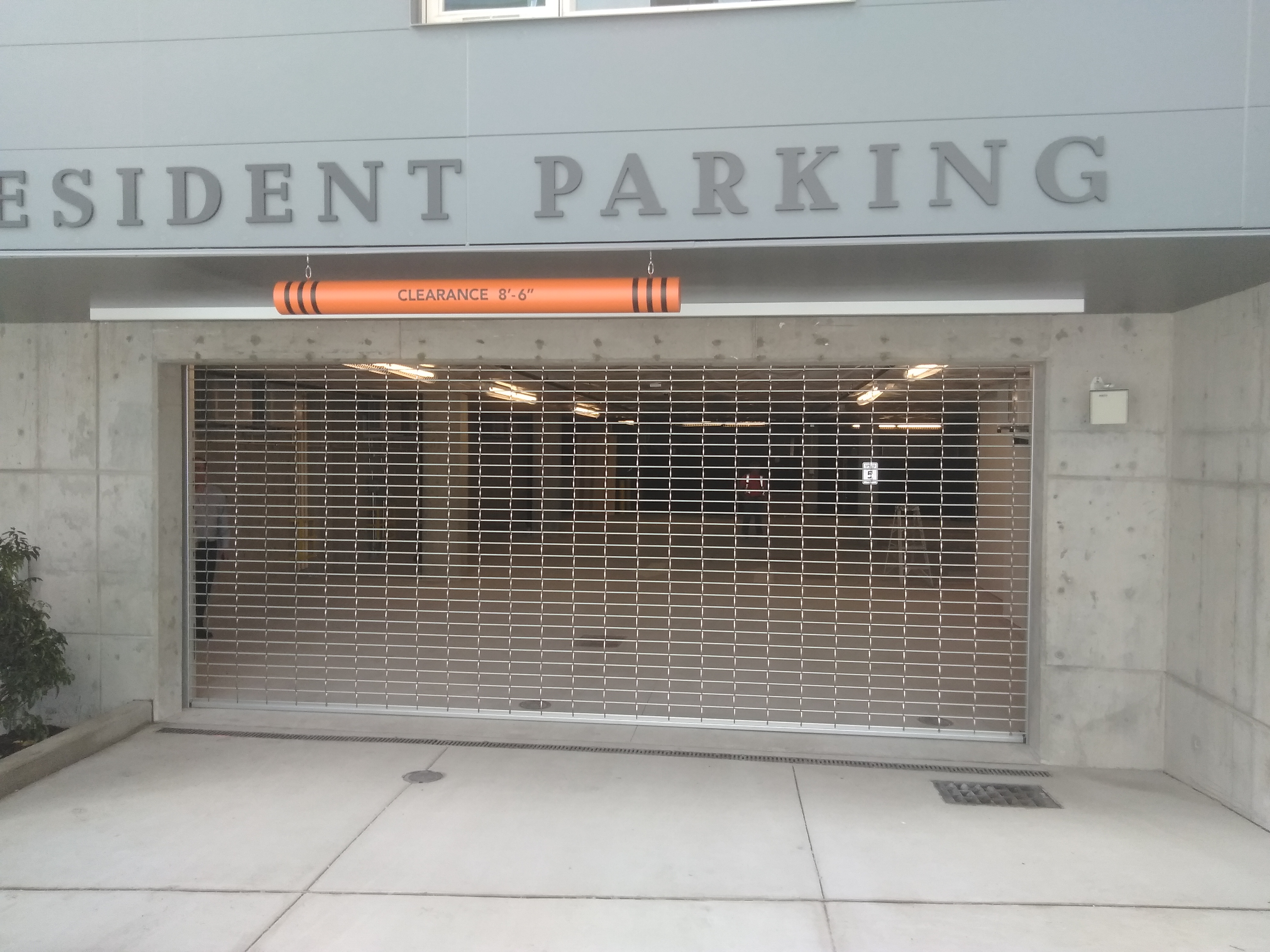 Resident Building MicroCoil Parking Lot Gate Resident Building MicroCoil Parking Lot Gate