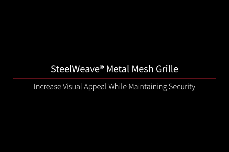 TN_Promo SteelWeave SteelWeave Grille Video Thumbnail Black